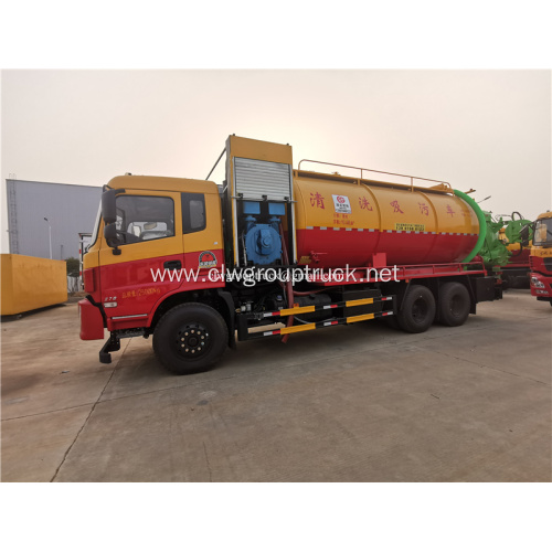 Dongfeng fecal 12cbm vacuum pump suction sewage truck